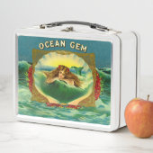 Ocean Gem mermaid Zigarrenlabel Metall Brotdose (Beispiel)