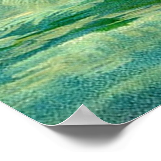 Ocean Gem mermaid Zigarrenlabel Poster (Ecke)