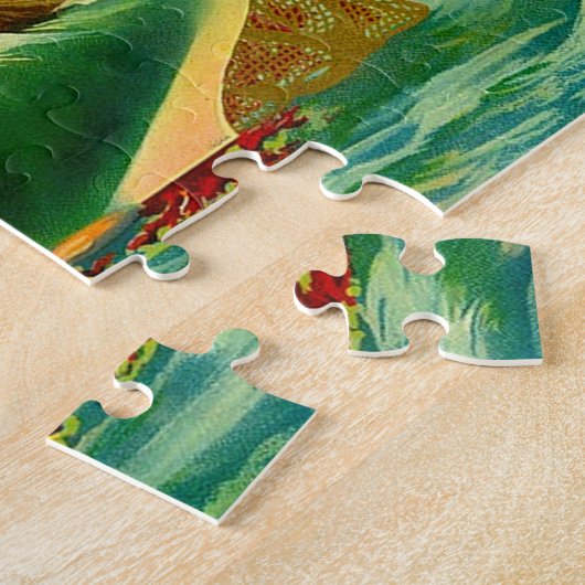 Ocean Gem mermaid Zigarrenlabel Puzzle (Seite)