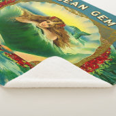 Ocean Gem mermaid Zigarrenlabel Sherpadecke (3/4)