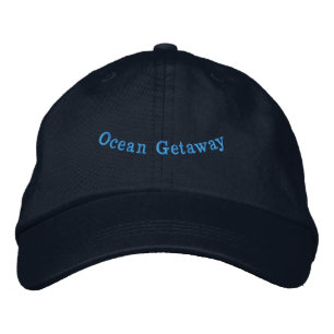 OCEAN GETAWAY Reise Lifestyle-Mütze Navy Farbe Coo Bestickte Baseballkappe