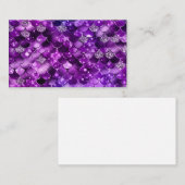 Ocean Glamour Farbenfrohe Fischskalen Muster Mitteilungskarte (Vorne/Hinten)