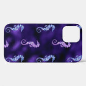 Ocean Glamour Farbenfrohe Seepferdmuster Case-Mate iPhone Hülle (Rückseite (Horizontal))