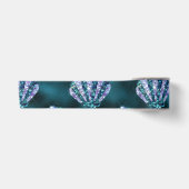 Ocean Glamour Farbiges Austernmuster Satinband (Vorderseite)