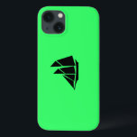 Ocean Glow_Black-on-Green Clipper Ship Case-Mate iPhone Hülle<br><div class="desc">Zeige ihnen,  wer der große Skipper ist mit unserem Ocean Glow,  maritimen Icons,  Black-on-green Clipper Ship iPad Air Schutzhülle. Wenn Sie kreativ sind,  können Sie die Größe,  Position,  Farbe und sogar die Anzahl der Clipper-Schiffe ändern,  zusammen mit der Hintergrundfarbe. Klicken Sie einfach auf "Anpassen" und gehen Sie los!</div>