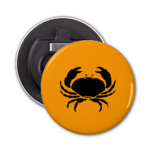 Ocean Glow_Black on Orange Crab