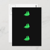 Ocean Glow_Green Clipper Postkarte (Vorne/Hinten)