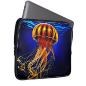 Ocean Glow Jelly Design Laptopschutzhülle (Vorne Rechts)