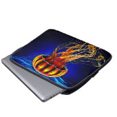 Ocean Glow Jelly Design Laptopschutzhülle (Vorne Knopf)