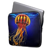 Ocean Glow Jelly Design Laptopschutzhülle (Vorderseite Links)