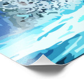 Ocean Goddess Fantasy Abstract Art Fotodruck (Ecke)