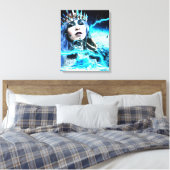 Ocean Goddess Fantasy Abstrakte Kunst Leinwanddruck (Insitu (Schlafzimmer))