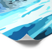 Ocean Goddess Fantasy Abstrakte Kunst Poster (Ecke)