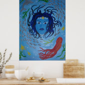 Ocean Goddess Poster (Küche)