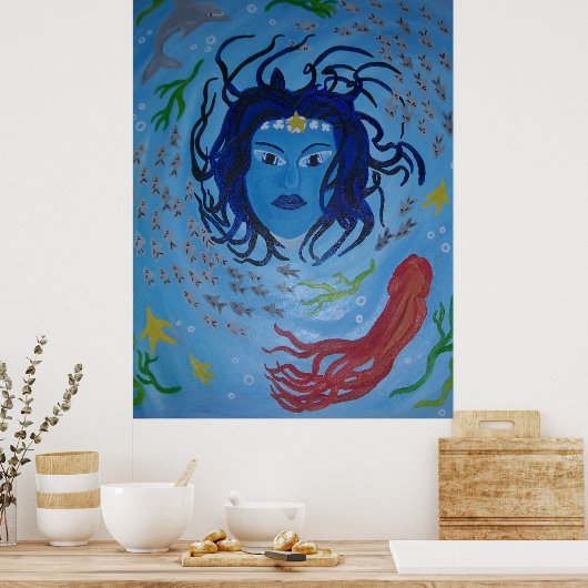 Ocean Goddess Poster (Küche)
