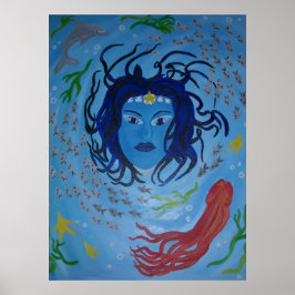 Ocean Goddess Poster