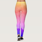 "Ocean Gold Sunset" Leggings von "All Joy Art" (Rückseite)