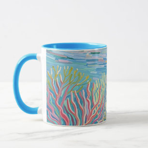 Ocean Golden Coral Reef Tasse