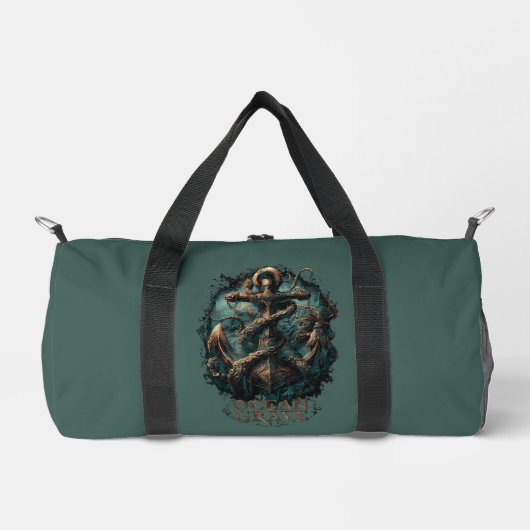 Ocean Grave Kraken Anchor Dark Fantasy Duffel Bag Duffle Bag (Vorderseite)