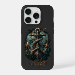 Ocean Grave Kraken Anchor Dark Fantasy iPhone 15 Pro Hülle