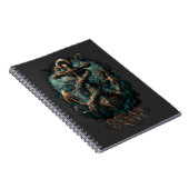 Ocean Grave Kraken Anchor Dark Fantasy  Notizblock (Rechte Seite)