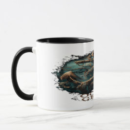 Ocean Grave Kraken Anchor Dark Fantasy Tasse