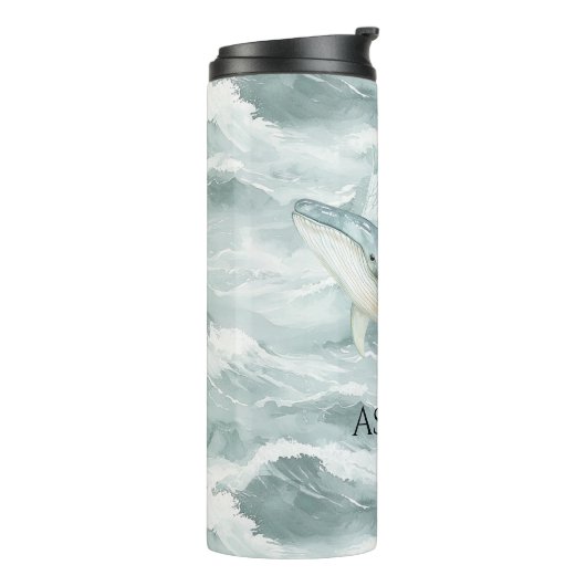 Ocean Gray Whale Thermosbecher (Nach links gedreht)