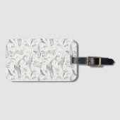 Ocean Gray Whales Gepäckanhänger (Vorderseite (Horizontal))