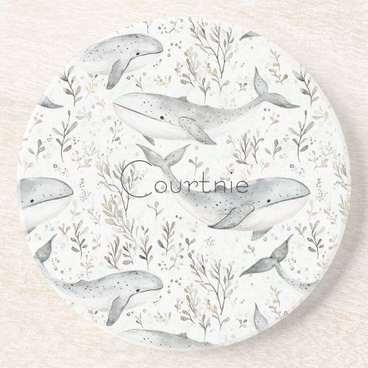 Ocean Gray Whales Getränkeuntersetzer (Vorne)