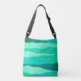 Ocean Green Crossbody Bag Tragetaschen Mit Langen Trägern