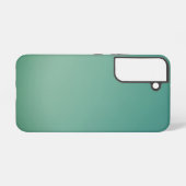 Ocean Green Ombre Samsung Galaxy Hülle (Rückseite (Horizontal))
