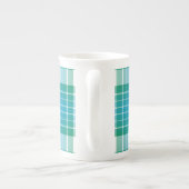 Ocean Grid Pläd Porzellantasse (Rückseite)