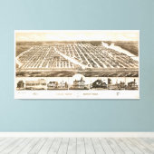 Ocean Grove & Asbury Park, New Jersey (1881) Leinwanddruck (Insitu (Holzboden))