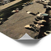 Ocean Grove, New Jersey, Beach Vintag Poster (Ecke)