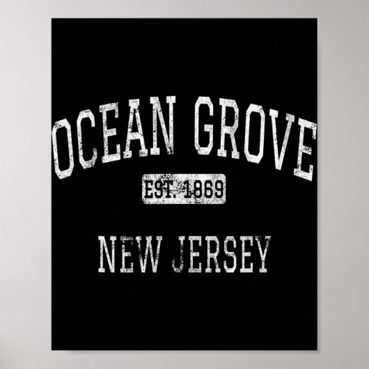 Ocean Grove New Jersey Nj Vintage Poster (Vorne)