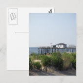 Ocean Grove NJ Beach Postkarte (Vorne/Hinten)