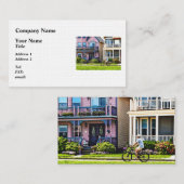 Ocean Grove NJ – Entlang des Ocean Pathway Visitenkarte (Vorne/Hinten)
