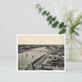 Ocean Grove NJ, Panorama, Vintag Style Postkarte (Stehend Vorderseite)