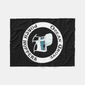Ocean Grove Nj Rch Hopper Summer Beach Gift Men Wo Fleecedecke (Vorderseite (Horizontal))
