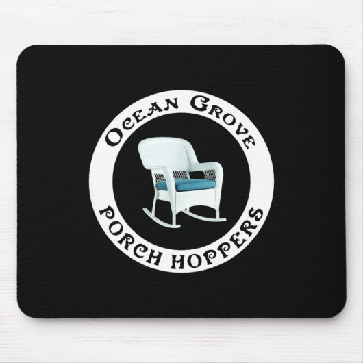 Ocean Grove Nj Rch Hopper Summer Beach Gift Men Wo Mousepad (Vorne)