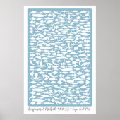 Ocean Guest Book Poster - 250 Plätze (Vorne)