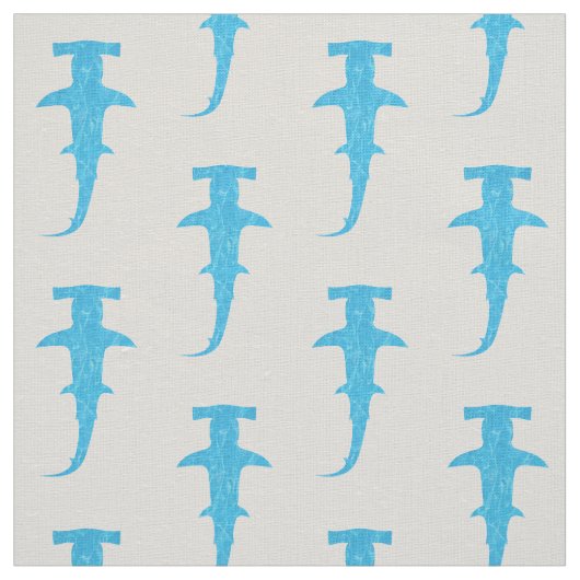Ocean Hammerhead Shark Stoff (Muster)
