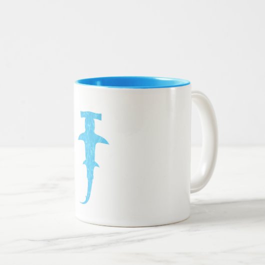 Ocean Hammerhead Shark Zweifarbige Tasse (VorderseiteRechts)