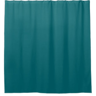 Ocean Harbour Blau, Aquamarin Jewel Tone Solid Col Duschvorhang