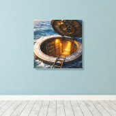 Ocean Hatch Leinwanddruck (Insitu (Holzboden))