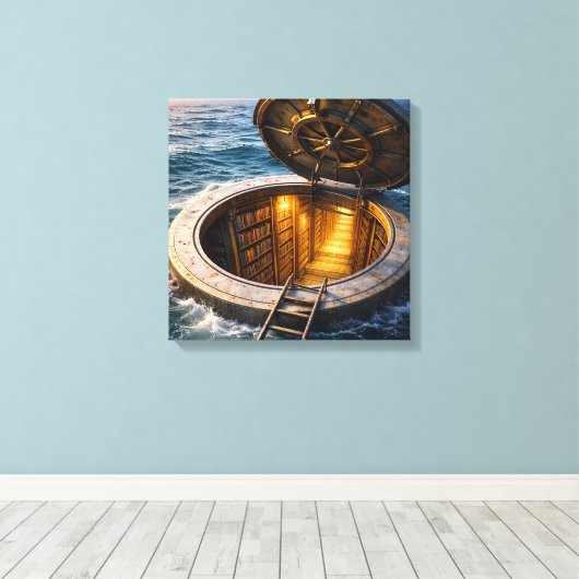 Ocean Hatch Leinwanddruck (Insitu (Holzboden))