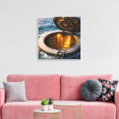 Ocean Hatch Leinwanddruck (Insitu (Wohnzimmer))