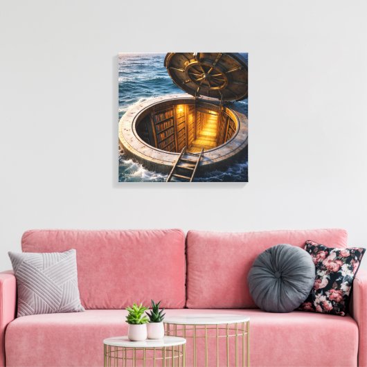 Ocean Hatch Leinwanddruck (Insitu (Wohnzimmer))