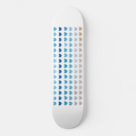 Ocean Hearts Skate Deck Skateboard
