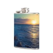 Ocean Horizon Sunset Flachmann (Links)